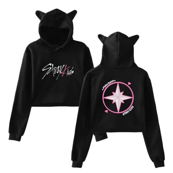 Stray Kids Maxident Cropped Hoodie #3