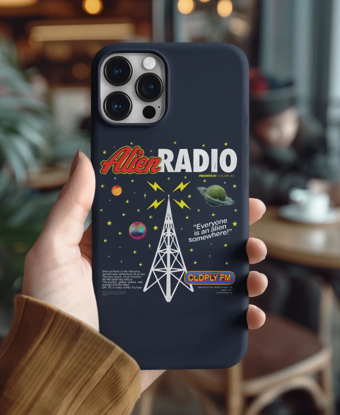 Coldplay Alien Radio Phone Case #1 - Image 2