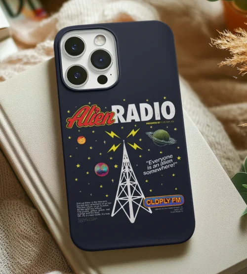 Coldplay Alien Radio Phone Case #1