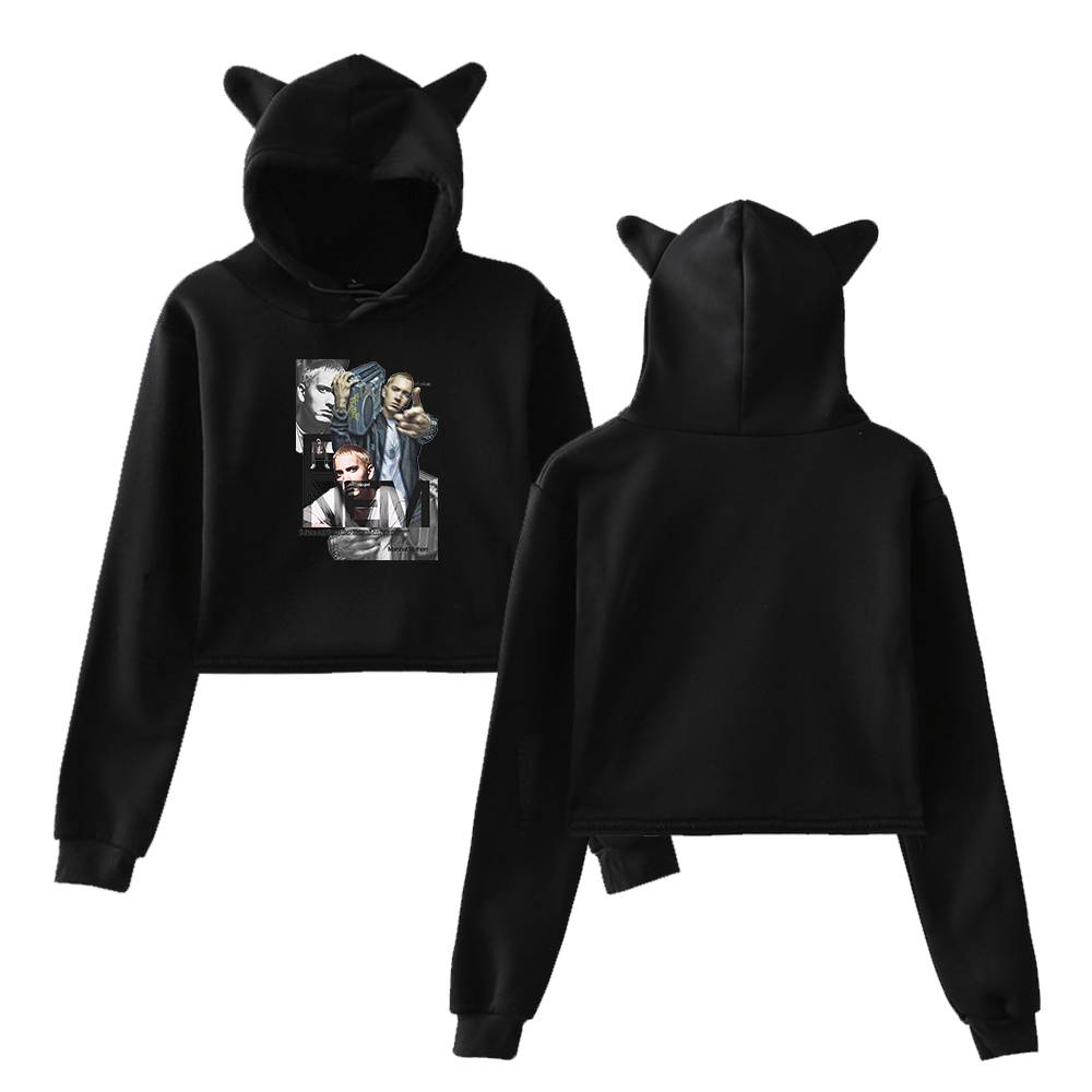 Eminem Cropped Hoodie #4 - Image 2