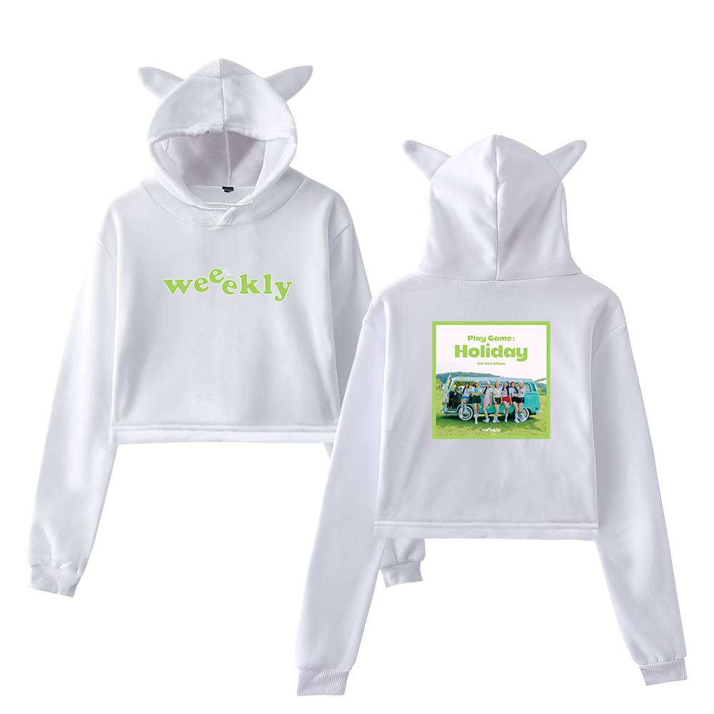 Weeekly Cropped Hoodie #4 - Image 2