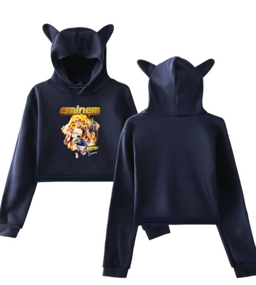 Eminem Cropped Hoodie #1