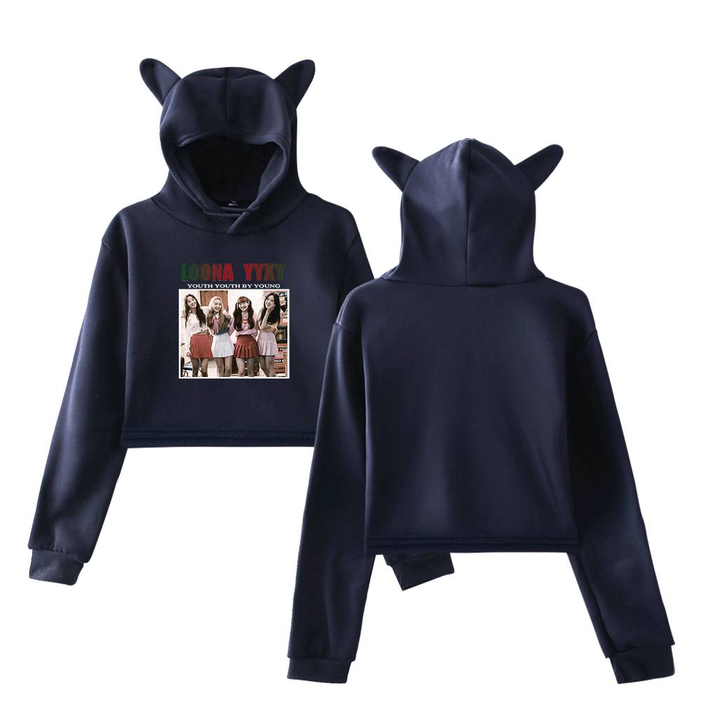 Loona Cropped Hoodie #2 - Image 3